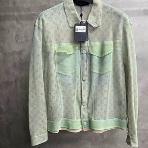 Authentic Louis Vuitton Silver Mesh Fabric